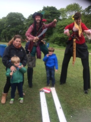 Kelly Youngs Director of Life Mapping CIC enjoying some pirate fun with her family